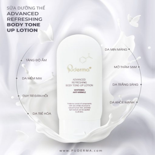 Sữa dưỡng thể Advanced refreshing body tone-up lotion